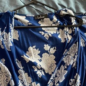 Floral Lulus Summer Maxi Dress size Medium